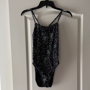 Jolyn Black One Piece with Pineapple’s - Drew size 28